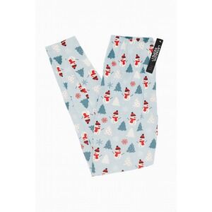 Leggings‎ Depot Snowman Christmas Trees Snowflake Print Extra Plus Leggings